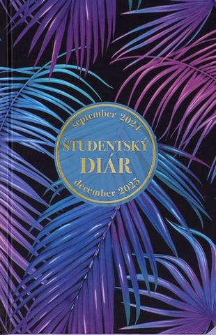 Kniha: Študentský diár Palmy (september 2024 – december 2025), 9,8 × 14,5 cm - 1. vydanie