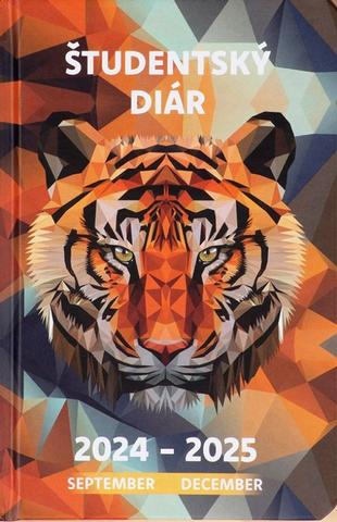 Kniha: Študentský diár Tiger (september 2024 – december 2025), 9,8 × 14,5 cm - 1. vydanie