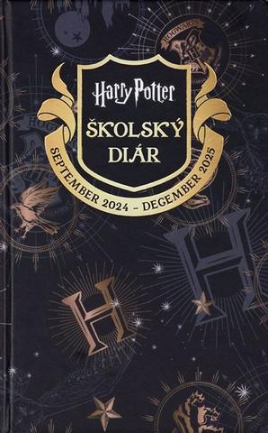 Kniha: Školský diár Harry Potter (september 2024 – december 2025), 9,8 × 14,5 cm - 1. vydanie