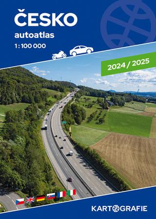 Knižná mapa: Česko autoatlas 1 : 100 000 - 2024/2025