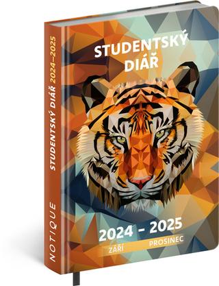 Knižný diár: Studentský diář 2024/2025 Tygr