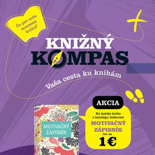 Akcia: Knižný kompas - Motivačný zápisník za 1€