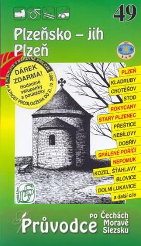 Kniha: Plzeňsko - jih, Plzeň (49) + volné vstupenky a poukázky - 1. vydanie