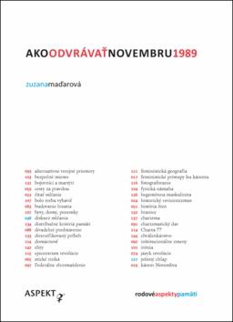 Kniha: Ako odvrávať novembru 1989 - rodové aspekty pamäti - 1. vydanie - Zuzana Maďarová