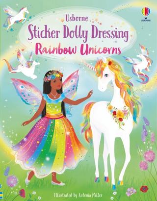 Kniha: Sticker Dolly Dressing Rainbow Unicorns - Fiona Wattová