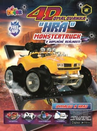 Kniha: 4D hra - omaľovanka Monster Truck - 1. vydanie