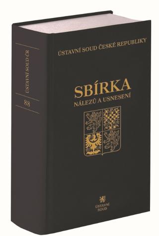 Kniha: Sbírka nálezů a usnesení ÚS ČR, svazek 88 (vč. CD) - svazek 88 - Ústavní soud ČR