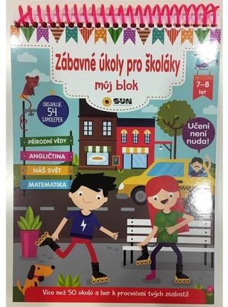 Kniha: Zábavné úkoly pro školáky 7-8 let - můj blok - 1. vydanie