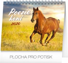 Kalendár stolný: Poezie koní - stolní kalendář 2020