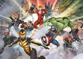 Puzzle: Puzzle Marvel Avengers: Tým 1000 dílků - 1000 dílků