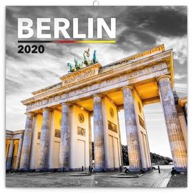 Kalendár nástenný: Poznámkový kalendář Berlín 2020, 30 × 30