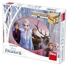Hračka: Frozen II 12 Dřevěné kostky - 12 kostek