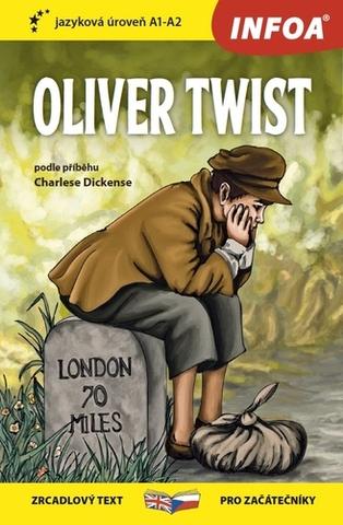 Kniha: Zrcadlová četba - Oliver Twist - jazyková úroveň A1-A2 - Charles Dickens