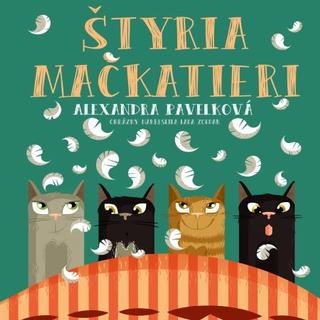Audiokniha: Audiokniha: Štyria mačkatieri (MP3 na CD) - Alexandra Pavelková