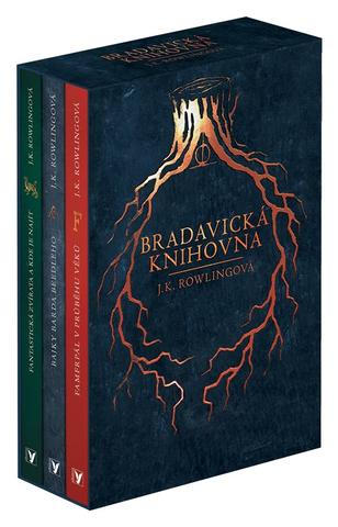 Kniha: Bradavická knihovna - BOX - Fantastická zvířata a kde je najít, Bajky Barda Beedleho,Famfrpál v průběhu věků - 2. vydanie - J. K. Rowlingová