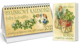 Kalendár stolný: Bylinkový kalendář 2022 + Koření z babiččiny zahrádky - Klára Trnková