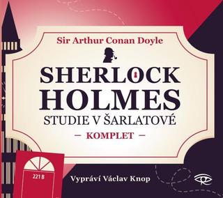 audiokniha: Sherlock Holmes - Studie v šarlatové - CDm3 (Čte Václav Knop) - 1. vydanie - Arthur Conan Doyle