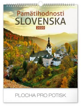 Kalendár nástenný: Pamätihodnosti Slovenska 2020