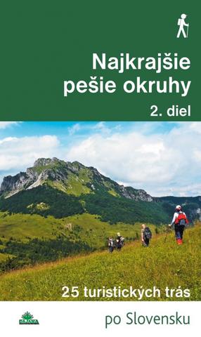 Knižná mapa: Najkrajšie pešie okruhy 2. diel - 25 turistických trás po Slovensku - 1. vydanie - Daniel Kollár; Tomáš Trstenský