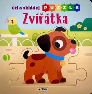 Puzzle: Zvířátka Čti a skládej puzzle - 1. vydanie