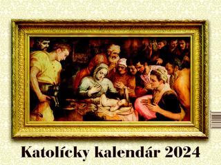Ostatné kalendáre: Katolícky kalendár 2024 - stolový kalendár