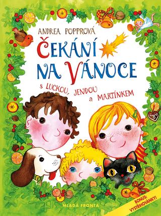 Kniha: Čekání na Vánoce - s Luckou, Jendou a Martínkem - Andrea Popprová