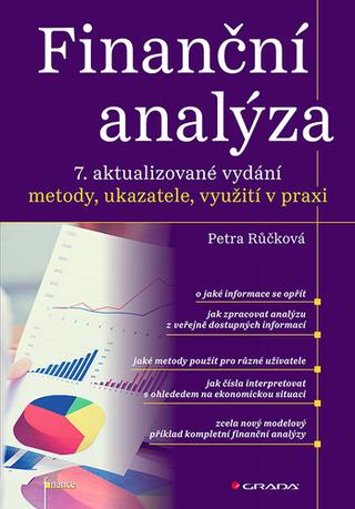 Kniha: Finanční analýza - metody, ukazatele a využití v praxi - 7. vydanie - Petra Růčková