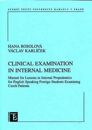 Kniha: Clinical Examination in Internal Medicine - 1. vydanie - Hana Rosolová