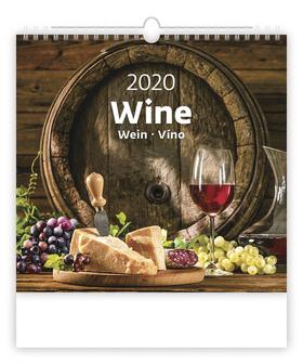 Kalendár nástenný: Wine