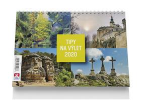 Kalendár stolný: Tipy na výlet - stolní kalendář 2020