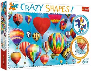 Puzzle: Crazy Shapes puzzle Barevné balony 600 dílků