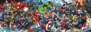 Puzzle: Panoramatické puzzle Svět Marvelu 1000 dílků