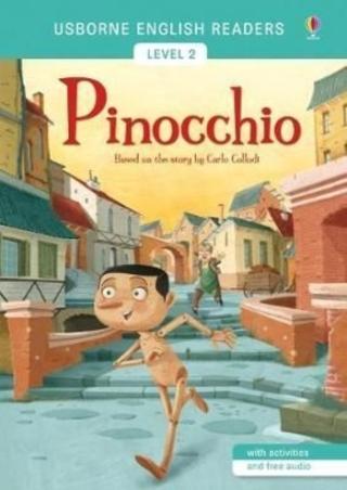 Kniha: Usborne - English Readers 2 - Pinocchio - Usborne English Readers Level 2 - 1. vydanie - Carlo Collodi
