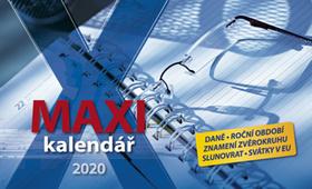Kalendár stolný: Maxi kalendář 2020 - stolní kalendář