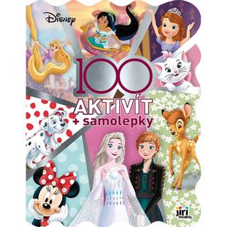 Kniha: 100 aktivít/ Pre dievčatá - + samolepky - 1. vydanie - Walt Disney
