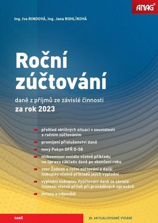 Kniha: Roční zúčtování daně z příjmů ze závislé činnosti - za rok 2023 - Iva Rindová; Jana Rohlíková