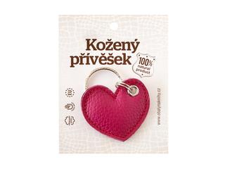 Doplnk. tovar: Kľúčenka: Srdce ružové - Z702