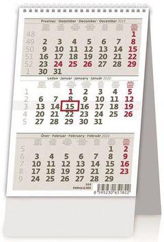 Kalendár stolný: MINI tříměsíční kalendář
