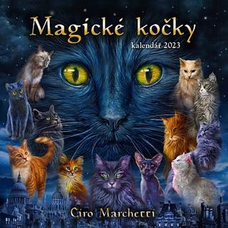 Kalendár nástenný: Magické kočky - nástěnný kalendář 2023 - Ciro Marchetti