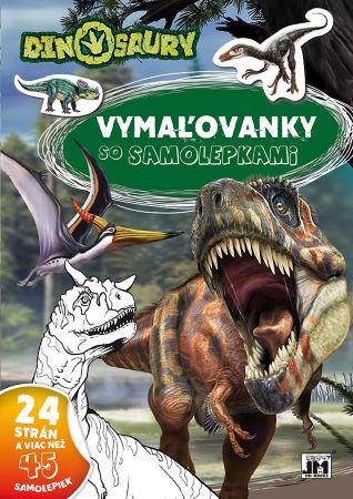 Kniha: Vymaľovanka - Dinosaury (A4)
