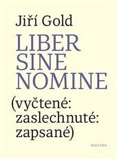Kniha+DVD: Liber sine nomine - Jiří Gold