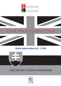 Kniha: Civil Procedure Code Občiansky súdny poriadok - kolektív autorov