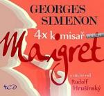 Médium CD: 4x komisař Maigret potřetí - V titulní roli Rudolf Hrušínský - Georges Simenon