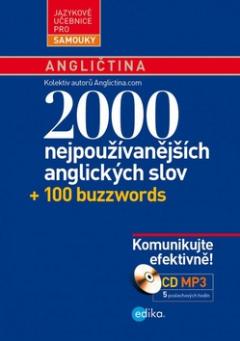 Kniha: 2000 nejpoužívanějších anglických slov + 100 buzzwords - Komunikujte efektivně, obsahuje CD mp3 - Anglictina.com