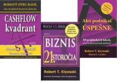 3 knihy Roberta T. Kiyosakiho KOMPLET - Robert T. Kiyosaki