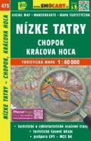 Skladaná mapa: Nízke Tatry, Chopok, Kráľova Hoľa 1:40 000 - 475