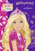 Kniha: Barbie a škola pre princezné - Maľovanky so samolepkami - Marie Novotná