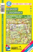 Skladaná mapa: KČTC 27 Beskydy a Javorníky - 1:100 000, žlutá