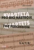 Kniha: KVARTETA pro bicí nástroje 5/6/7/8/ (kniha) - Libor Kubánek