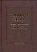 Kniha: Heraldický register Slovenskej republiky VI - neuvedené, Ladislav Vrteľ, Peter Kartous